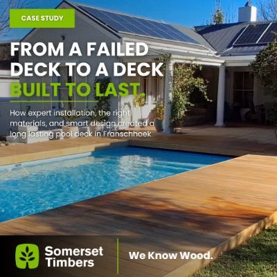 Case Study: How Expert Installation Turned a Failed Pool Deck into a Long-Lasting Outdoor Space in Franschhoek